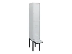Dubbeldekse dekenkist,HxBxD 1950x300x815mm,1x2vak.,vak B 300mm