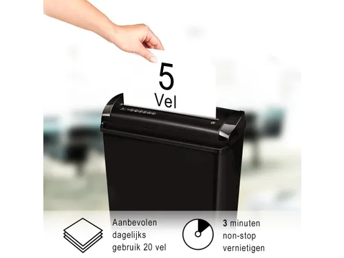 Papiervernietiger Fellowes P-25s 7mm Stroken P-2
