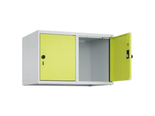 opzetkast,v. locker,2vak.,vak B 400mm,HxBxD 500x800x500mm,draaigrendel - 1