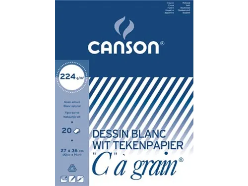 Canson wit Tekenpapier 27x36 CM