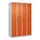 locker voor scheiding van kleding,HxBxD 1850x1200x500mm,4vak