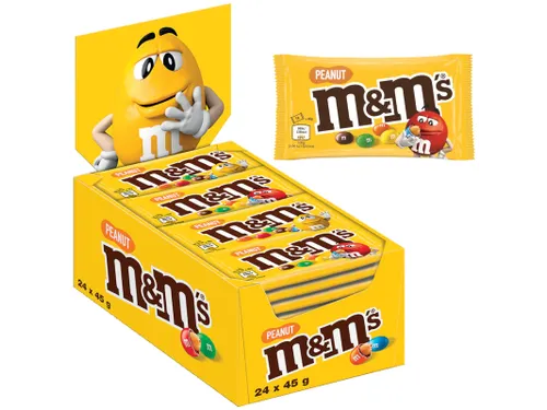 Snoepgoed M&M's Peanut 24x 45 gram