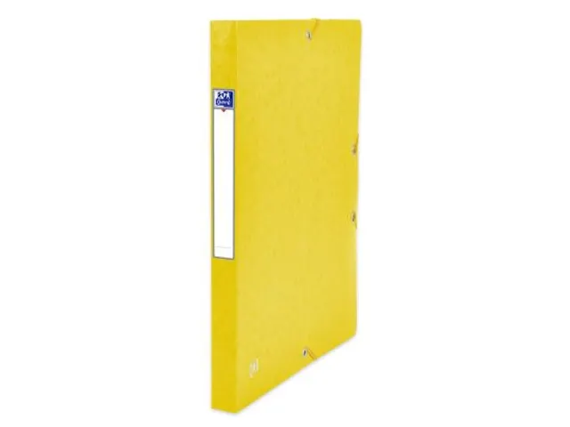 Elastobox Oxford Top File+ A4 25mm geel