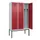 locker voor scheiding van kleding,HxBxD 2120x1200x500mm,3vak