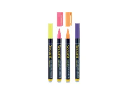 Krijtstift Securit Sma-100 Rond 1-2mm Assorti 4 stuks