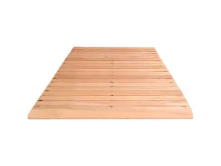Vloerrooster Beukenhout Geribbeld Din R11 Pvc Staaldraad B 1000mm - 1