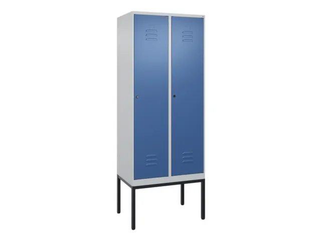 locker voor scheiding van kleding,HxBxD 2120x800x500mm,2vak