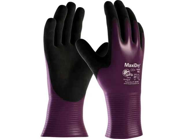 ATG MaxiDry 56-426 chemische nitril handschoenen maat 8 12 paar