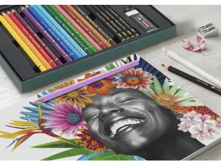 Tekenset Faber-Castell Polychromos en Pitt Grafiet Mat 50-delig - 6