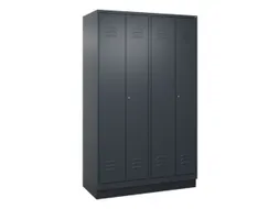 locker voor scheiding van kleding,HxBxD 1950x1200x500mm,4vak