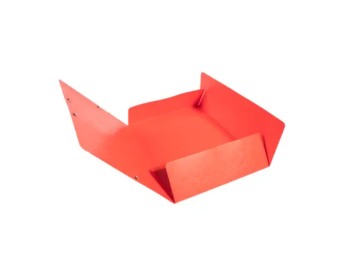 Elastomap A4 glanskarton 3 kleppen monobloc Rood