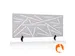 Ecran de séparation acoustique motif découpé 60x160cm Gris clair