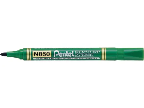 Pentel N850-D Permanent marker Ronde punt 4,2mm Groen