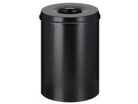 Vlamdovende papierbak 30 Liter Zwart