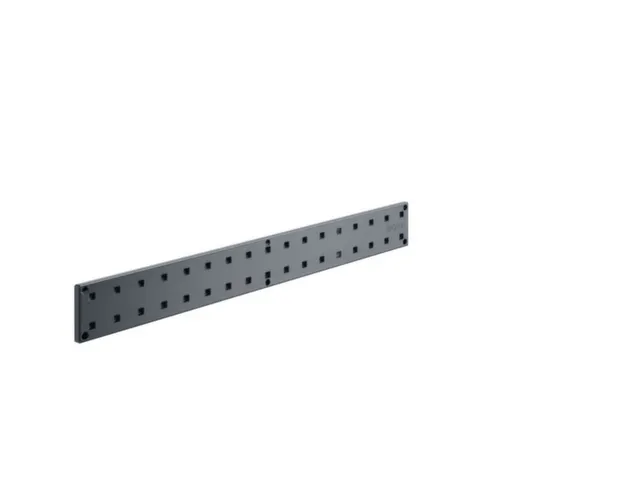 rail latéral à plaques perforées,HxlxP 76,2x650x13mm,acier,RAL7016