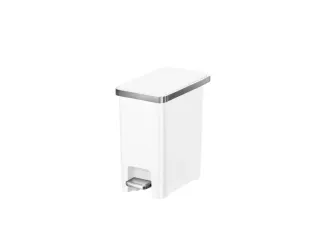 Hana Slim 1 Pedaalemmer 10 Liter Wit - 2