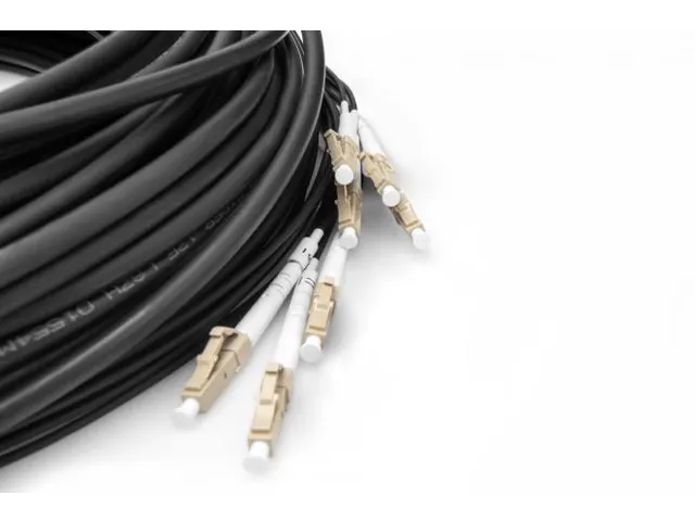 Glasvezel Breakoutkabel 8 vezels OM4 LC/UPC-LC/UPC universeel 30m