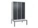 locker voor scheiding van kleding,HxBxD 2120x1200x815mm,3vak