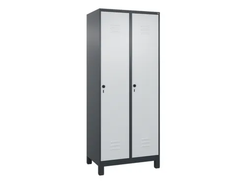 wasgoedverdeelkast,HxBxD 1950x800x500mm,vak B 400mm,draaigrendel