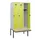 locker met bank,HxBxD 1950x900x815mm,3vak,vak B 300mm,draaigrendel