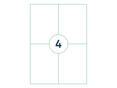 Etiket Premium 105x148mm A6 Wit XL Pack 1000 Vel