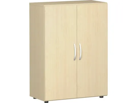 kantoorkast openslaande deuren HxBxD 1104x800x420mm hout esdoorn