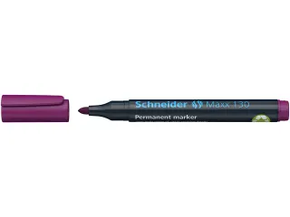 Marker Schneider Maxx 130 permanent ronde punt paars - 2