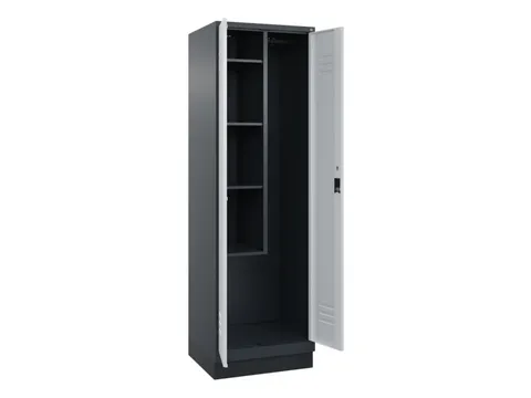 schoonmaakkast,HxBxD 1950x600x500mm,links 4vakken