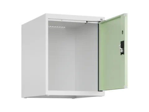 opzetkast,v. locker,1vak.,vak B 400mm,HxBxD 500x400x500mm,cilinderslot