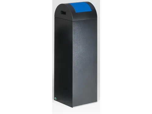 Afvalverzamelaar Zelfblussend 89 Liter 1045X320X320Mm Klemring Blauw