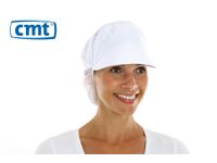 Pet met klep en haaropvang Polyester Kroon Wit maat XL 100 stuks