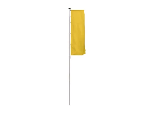 Vlaggenmast Aluminium Boven De Grond 10m Ø 100mm Cilindrisch