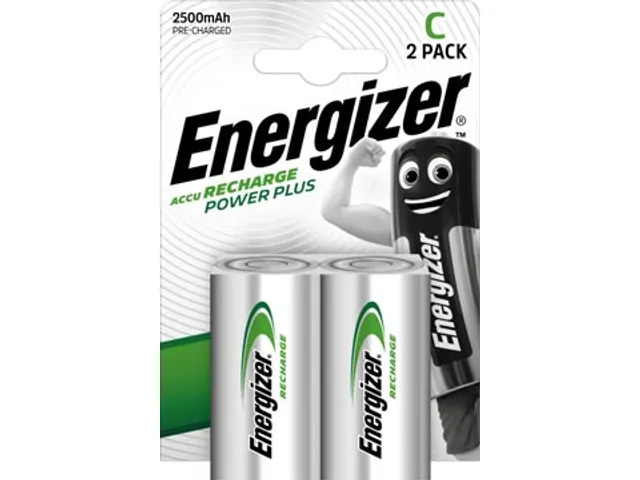 Batterijen Power Plus C Oplaadbaar, Blister Van 2 Stuks