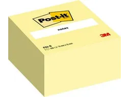 Memoblok 3M Post-it 636 76x76mm kubus geel