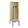 PBM-locker met bank,HxBxD 2120x600x815mm,2vak,vak B 300mm