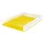 Brievenbak Leitz WOW A4 wit/geel