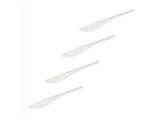 Mes IEZZY 185mm papier 50 stuks wit - 3