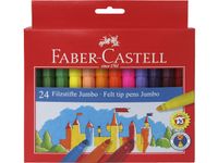 viltstiften Faber Castell Jumbo 24 stuks karton etui