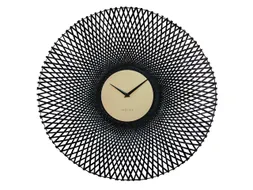 Wandklok NeXtime Vortex 60 cm zwart