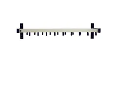 Pro-line Wandgarderobe 19 Haken grijs zwart