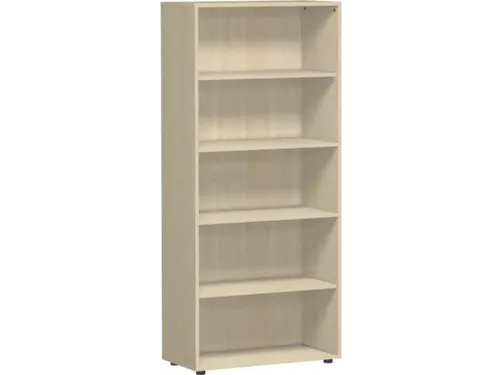 kantoorstelling,HxBxD 1810x800x400mm,4xhouten vloer,5ordnerhoogtes