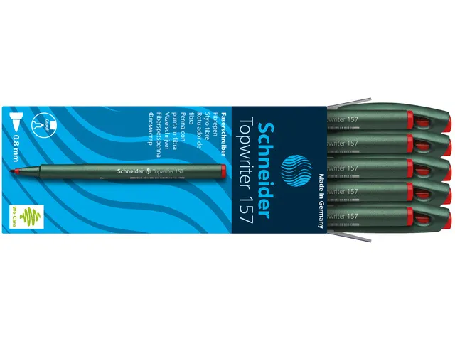 fineliner Schneider Topwriter 157 0.8mm rood