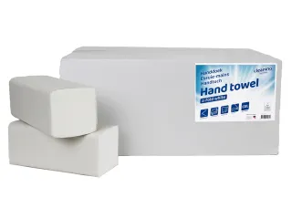 Handdoek Blanco Z-vouw 2-Laags 24x21cm 20x160 stuks - 2