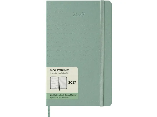 Agenda 2027 Moleskine 12M Planner Weekly 7dagen/1pagina large hc sage