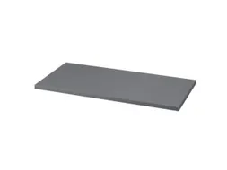houten vloer v. kantoorstelling BxD 762x376mm dikte 22mm grafiet