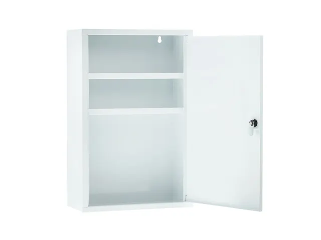 EHBO kast First Aid Only leeg 14x30x46 cm wit
