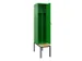 locker met bank,voor scheiding van kleding,HxBxD 2120x400x815mm,1vak