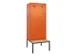 locker met bank,voor scheiding van kleding,HxBxD 2120x800x815mm,2vak