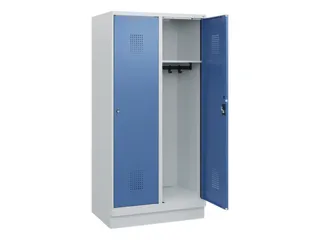 schoollocker,HxBxD 1630x800x500mm,2vak,vak B 400mm,cil.-slot,sokkel - 1