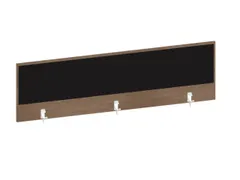 baliepaneel,v. bureau,aanbouw achter,B 1600mm,NT-cherry,BN8033-zwart